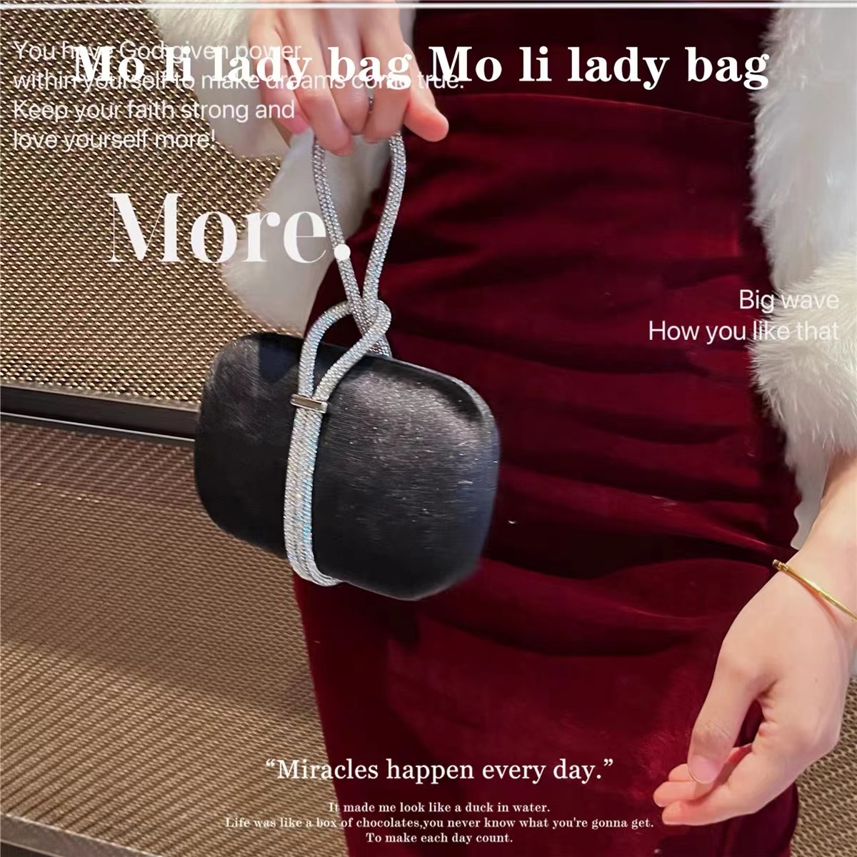 Bolso cuadrado de terciopelo d - Women Bags On Sale reseña y precio