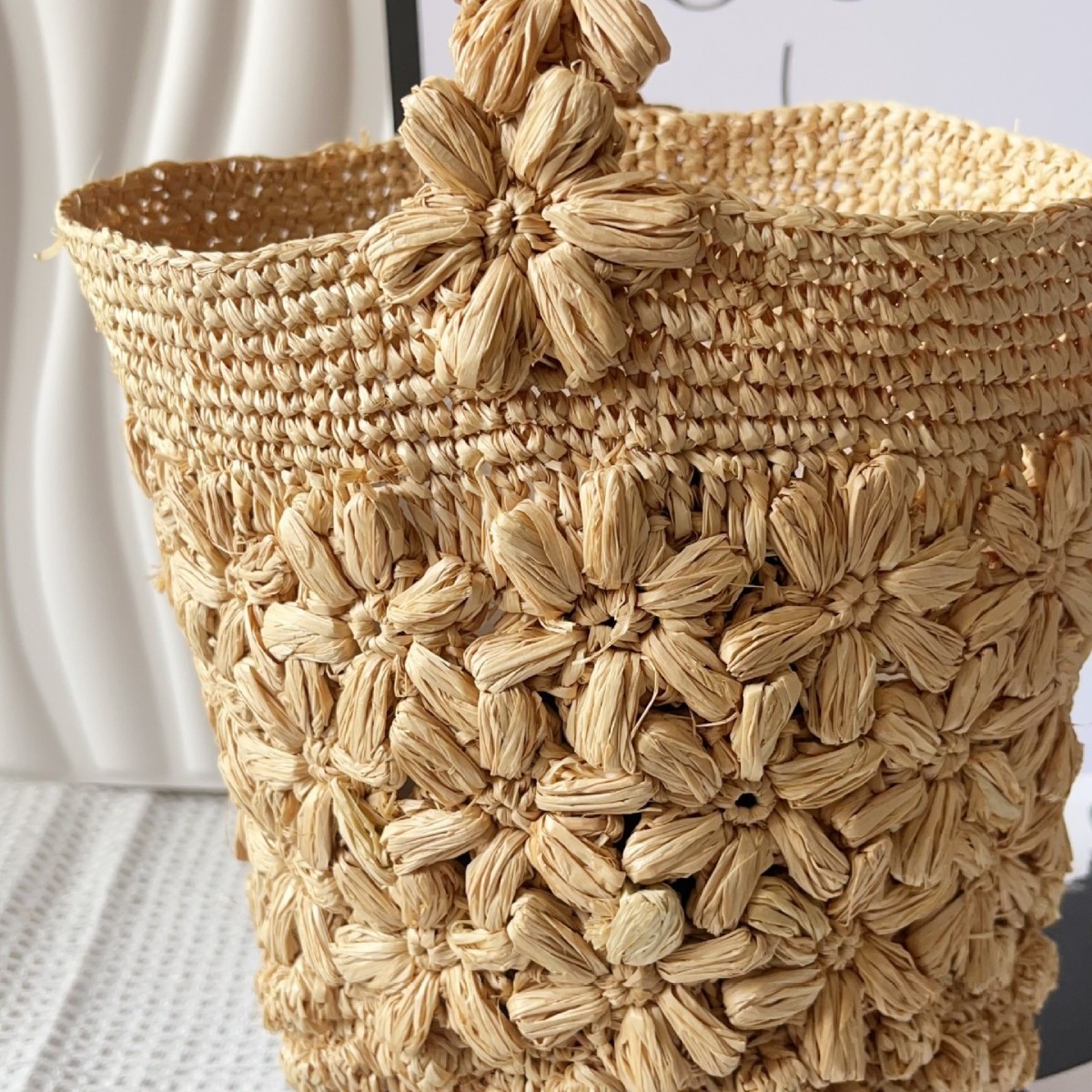 Bolso de Rafia Tejido a Mano p - Women'S Raffia Bags reseña y precio